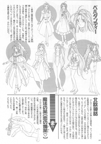 Different Sketches of  Belldandy