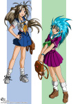 Belldandy and Ryoko