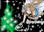 My Belldandy Xmas Wallpaper 2