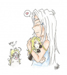 Urd, Mara & a stuffed toy